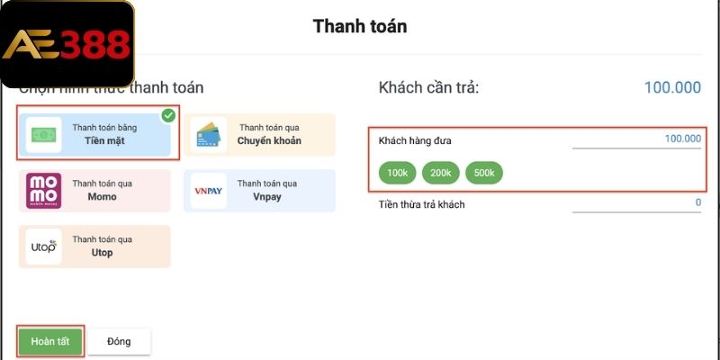 Vấn đề nạp/rút tiền và điều kiện cần đáp ứng