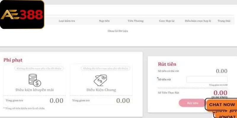 Thực hiện rút tiền cần tuân thủ theo yêu cầu AE388 đề ra